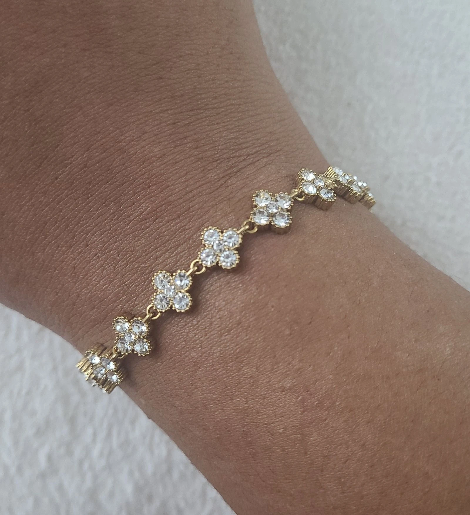 Bracelet Trèfle doré